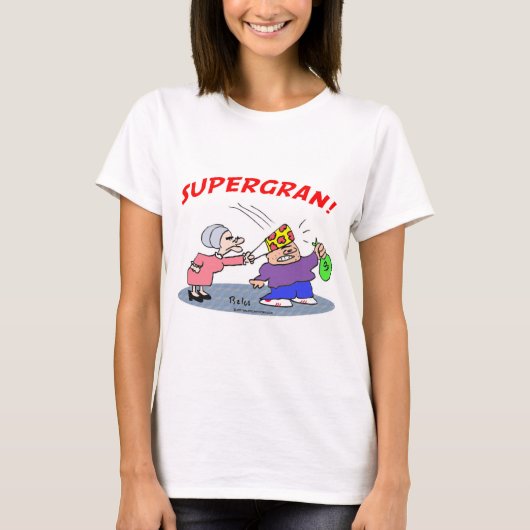 T-shirt supergran (Devant)
