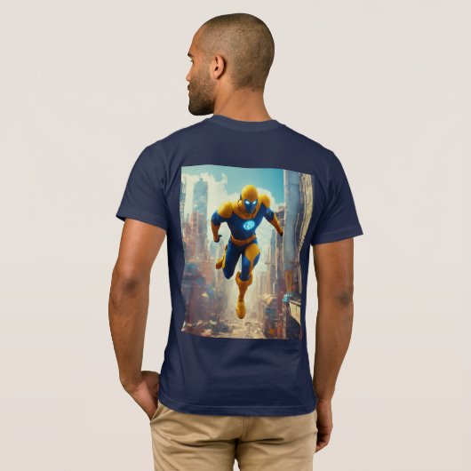 t-shirt superhero (Dos entier)