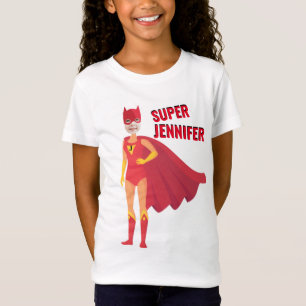 T-Shirt Superhero Extraordinaire fille anniversaire cadeau