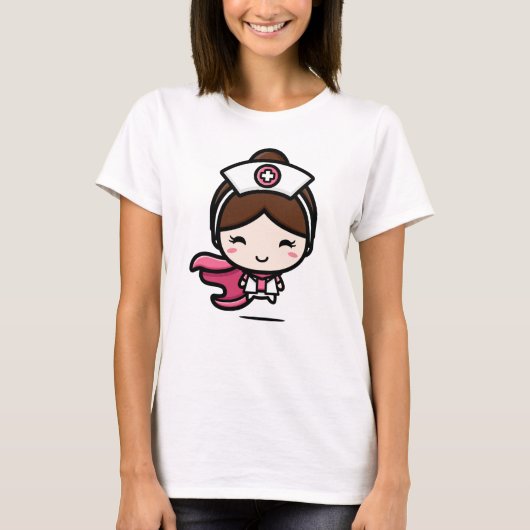 T-shirt Superhero féminine Médicale (Devant)