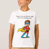 T-shirt SUPERHERO KID RED antistress HERO  (Devant)