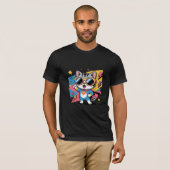 T-shirt Superhero Kitty Power (Devant entier)