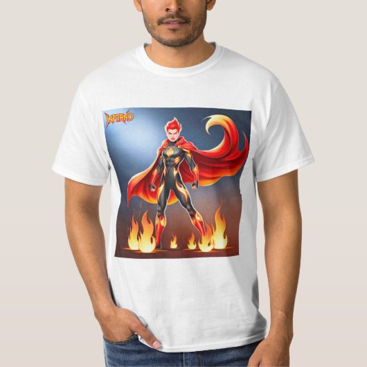 T-shirt Superhero : La puissance et la force (Devant)