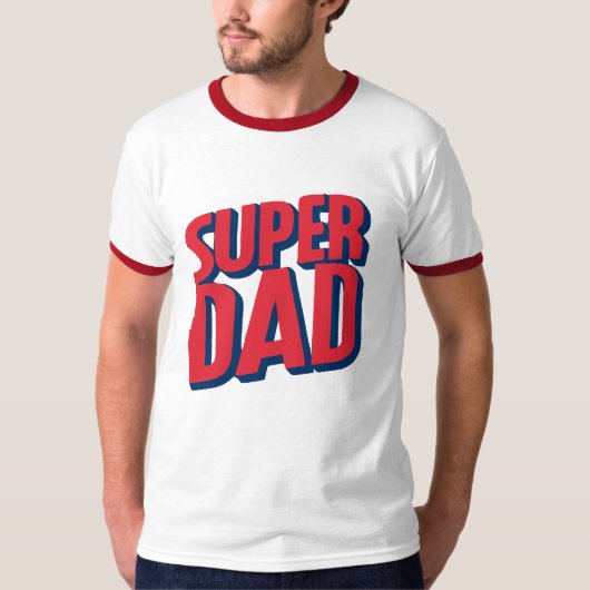 T-shirt Superhero papa (Devant)