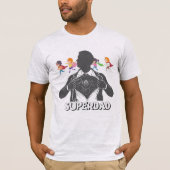 T-shirt Superhero papa (Devant)