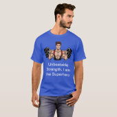 T-shirt Superhero : Une force imbattable (Devant entier)