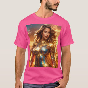 T-SHIRT SUPERHÉROÏNE - FEMME SUPERHÉROÏNE