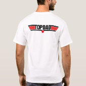 T-shirt supérieur de papa (Dos)