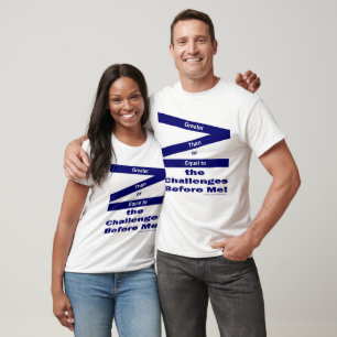 T-shirt Supérieur ou Égal Aux Défis Qui M'Attendent