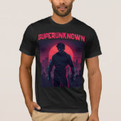 T-shirt Superinconnu Manga Superhero (Devant)
