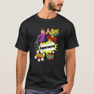T-shirt Superinfirmier Comic Superhero asiatique Style Rn 