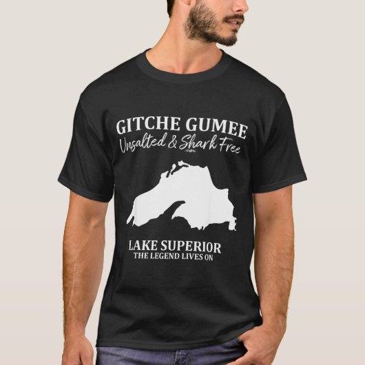 T-shirt Superior, Great Lake, Gitche Gumee Apparel Lakes  (Devant)