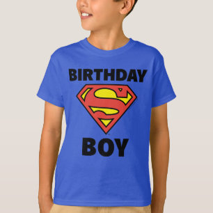 T-shirt Superman Anniversaire Garçon - Nom et âge