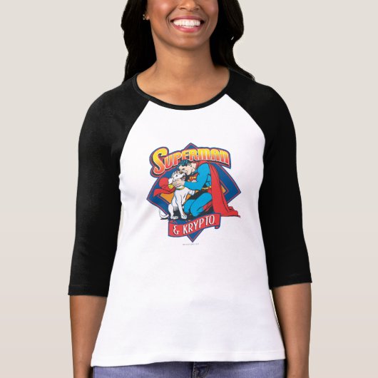 T-shirt Superman avec Krypto (Devant)