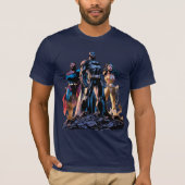T-shirt Superman, Batman et Wonder Woman Trinity (Devant)