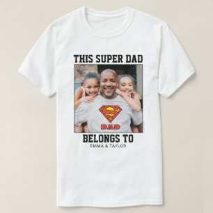 T-shirt Superman Ce Super Papa Appartient À