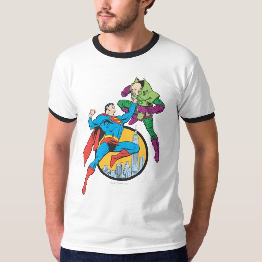 T-shirt Superman combat Lex Luthor (Devant)