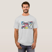 T-shirt Superman Comic Book Collage (Devant entier)