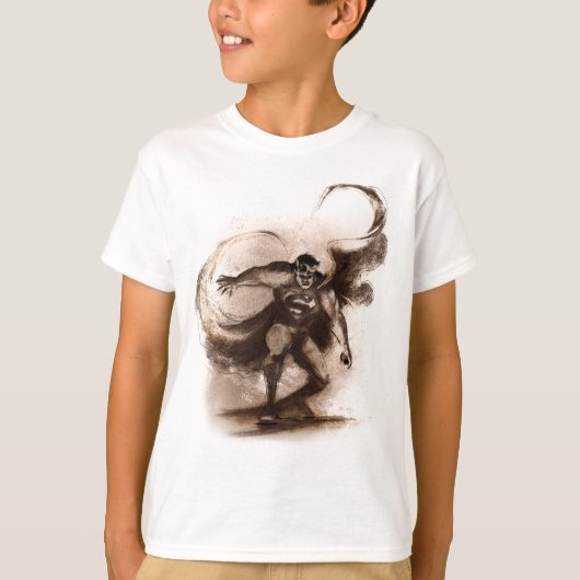 T-shirt Superman du café (Devant)