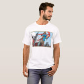 T-shirt Superman et gratte-ciels (Devant entier)