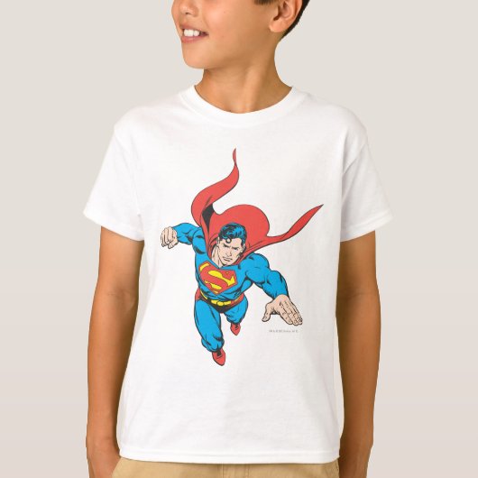 T-shirt Superman fait un bond en avant (Devant)