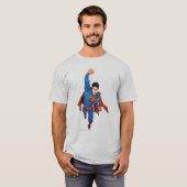 T-shirt Superman Flying Forward (Devant entier)