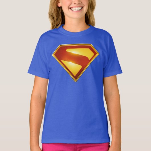 T-shirt Superman Golden S Shield brillance (Devant)