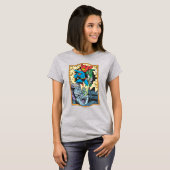 T-shirt Superman & Green Lantern Combat Brainiac (Devant entier)