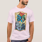 T-shirt Superman & Green Lantern Combat Brainiac (Devant)