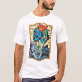 T-shirt Superman & Green Lantern Combat Brainiac (Devant)