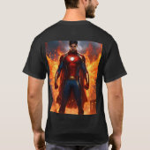 T-shirt Superman Ink" "Héros tatoué" "Homme d'acier, encre (Dos)