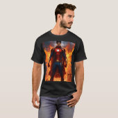 T-shirt Superman Ink" "Héros tatoué" "Homme d'acier, encre (Devant entier)