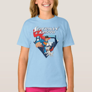 T-shirt Superman & Krypto Soar