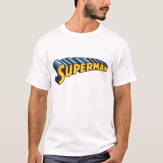 T-shirt Superman | Logo de nom classique (Devant)