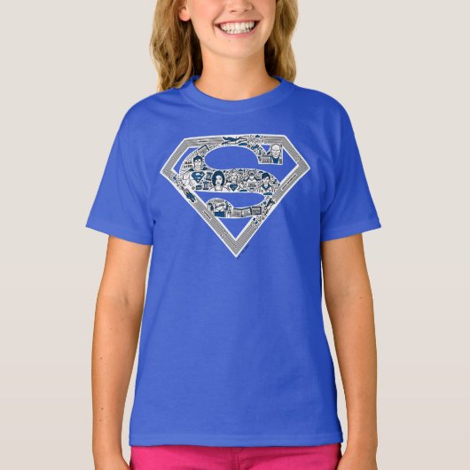 T-shirt Superman Logo Doodle Art (Devant)