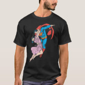 T-shirt Superman & Lois en rose (Devant)