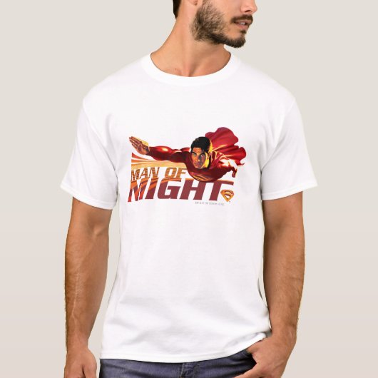 T-shirt Superman Man of Might (Devant)