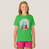 T-shirt Superman Metropolis Globe des neiges (Devant entier)