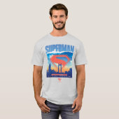 T-shirt Superman Metropolis Skyline (Devant entier)