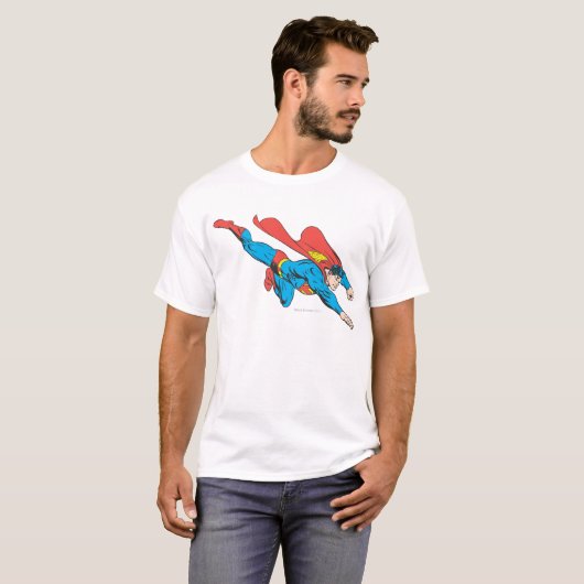 T-shirt Superman plonge à droite (Devant entier)