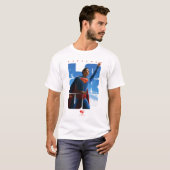T-shirt Superman regarde Pose (Devant entier)