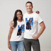 T-shirt Superman regarde Pose (Unisexe)
