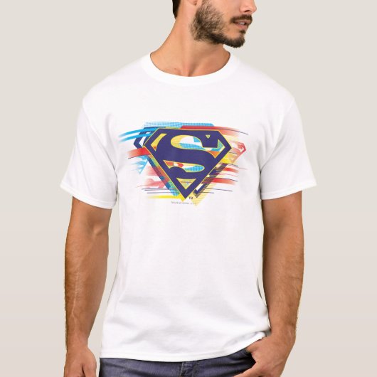 T-shirt Superman S-Shield | Logo coloré (Devant)