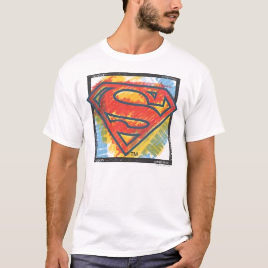 T-shirt Superman S-Shield | Logo couleur (Devant)