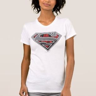 T-shirt Superman S-Shield   Logo de Grey et Red City