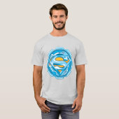 T-shirt Superman S-Shield | Logo d'engrenage (Devant entier)