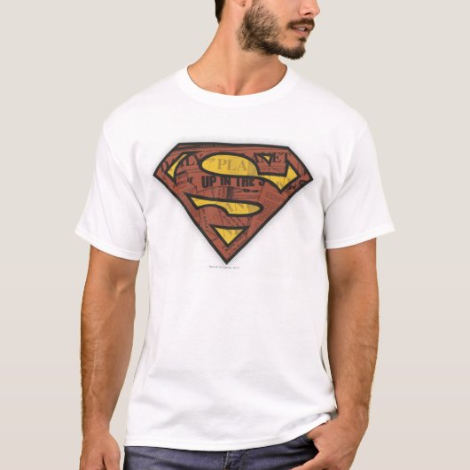 T-shirt Superman S-Shield | Logo des journaux (Devant)