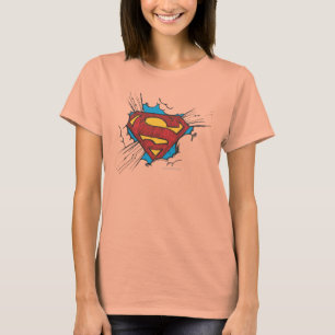 T-shirt Superman S-Shield Logo des nuages