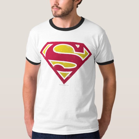 T-shirt Superman S-Shield | Logo des points en détresse (Devant)