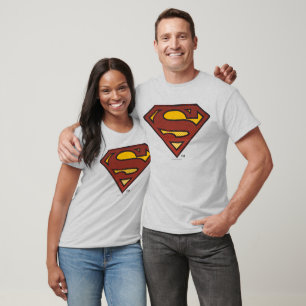 T-shirt Superman S-Shield Logo des points ombrés
